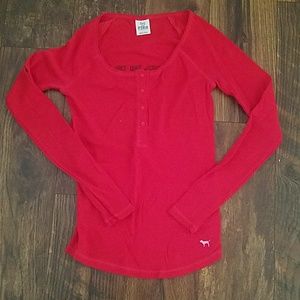 PINK Victoria's Secret Tops - Victoria's Secret Thermal with Bling PINK Victoria's Secret Tops - Victoria's Secret Thermal with Bling
